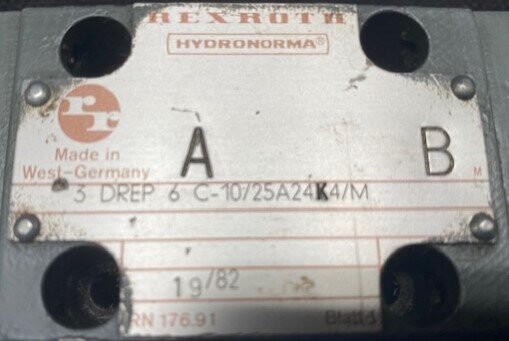 Rexroth-Hydronorma 3 DREP 6 C-10/25A24K4/M Hydraulic Valve - Image 2