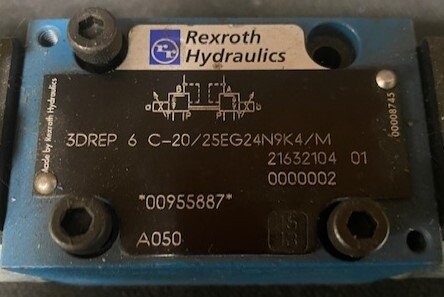 Rexroth 3DREP6C-20/25EG24N9K4/M Hydraulic Valve - Image 2