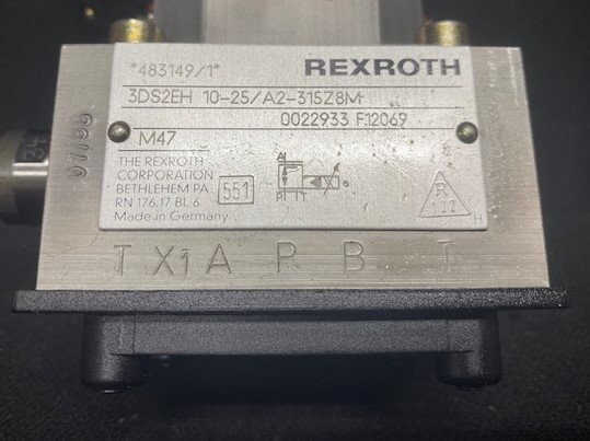 Rexroth 3DS2EH 10-25/A2-315Z8M Servo Valve - Image 2