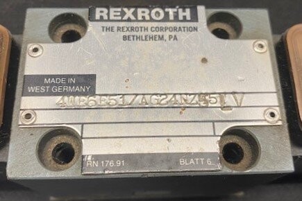 Rexroth 4WE6E51/AG24NZ55LV Hydraulic Valve - Image 2