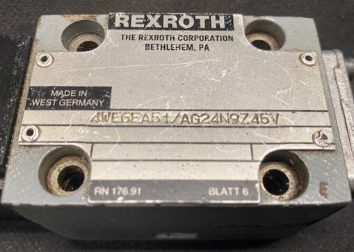 Rexroth 4WE6EA51/AG24N9Z45V Hydraulic Valve - Image 2