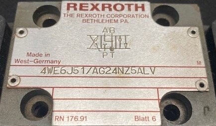 Rexroth 4WE6J51/AG24NZ5ALV Hydraulic Valve - Image 2