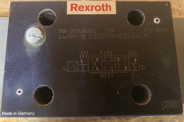 Rexroth 4WRP 10 E32S-1X/G24Z4/M Proportional Control Valve - Image 3