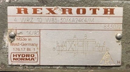 Rexroth 4WRZ 10 W85-30/6A24K4/M Hydraulic Valve - Image 3