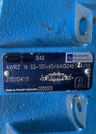 Rexroth 4WRZ 16 E2 100-60/6AG24ETZ4/M Hydraulic Valve - Image 2