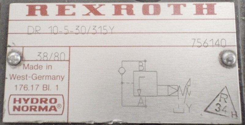 Rexroth DR 10-5-30-315Y Hydraulic Valve - Image 3