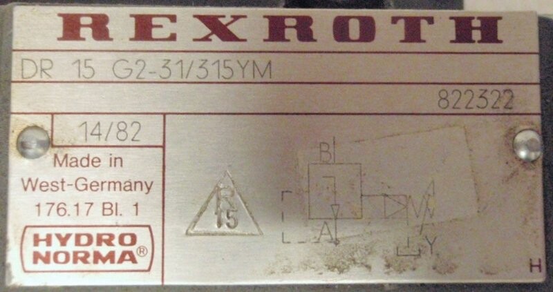 Rexroth DR 15 G2-31-315YM Hydrualic Valve - Image 4