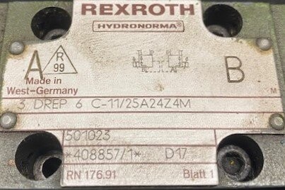Rexroth-Hydronorma 3DREP 6 C-11/25A24Z4M Hydraulic Valve - Image 2