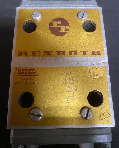 Rexroth-Hydronorma 4WE10Q10-LG24NZ4 Hydraulic Valve - Image 2