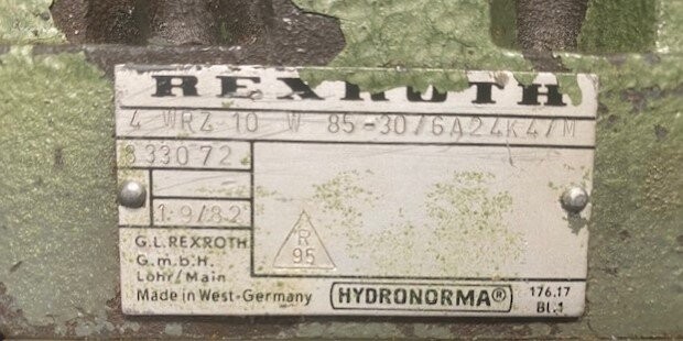 Rexroth-Hydronorma 4WRZ-10-W-85-30/6A24K4/M Hydraulic Valve - Image 2