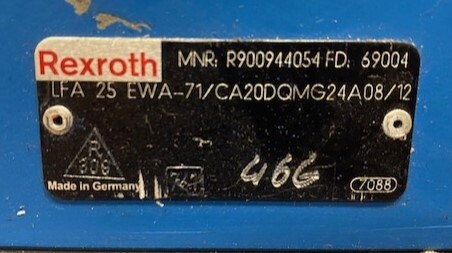Rexroth LFA 25 EWA-71/CA20DQMG24A08/12 Cartridge Valve - Image 2