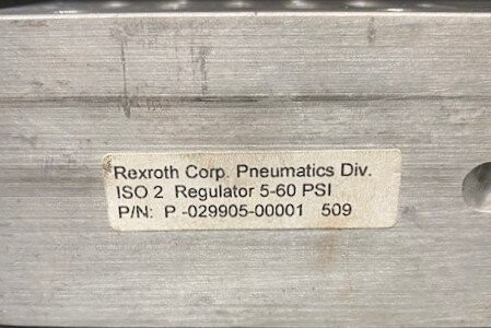 Rexroth P-029905-00001 Pneumatic Valve - Image 3