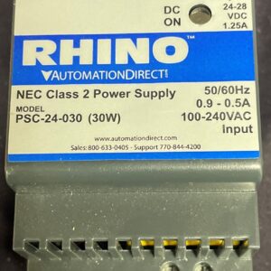 Rhino automation Direct Power Supply