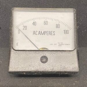 Rish 12G392 0-100 AC Amperes Vista 312 Analog Panel Meter