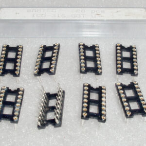 Samtec ICO-316-SGT-L DIP16, IC Socket Chip (set of 8)