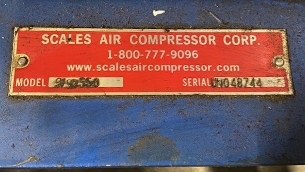 Scales Air Compressor Corporation 40 HP Blower - Image 2