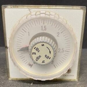 Schleicher DZ 52-SG-188 Mikrolais 0-3 Ranged Electromechanical Time Relay