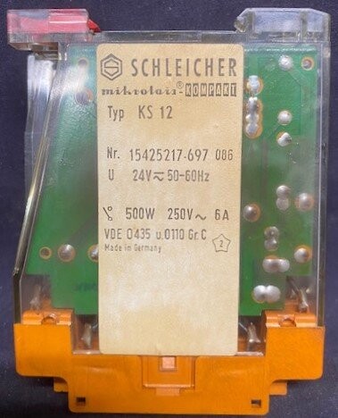 Schleicher KS 12 Time Delay Relay - Image 3