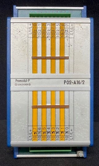 Schleicher P02-A16/2 Output Module 16 x Relay