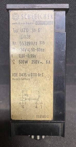 Schleicher UZD-31-E Relay Timer - Image 2