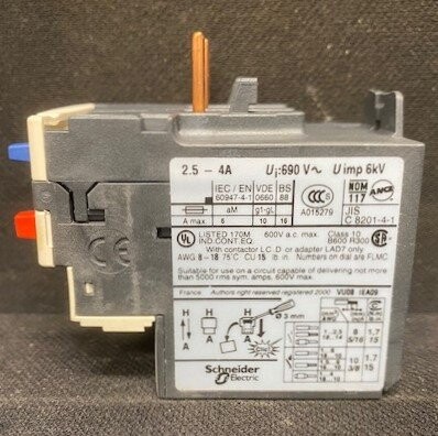 Schneider Electric-Telemecanique LRD-08 Overload Relay - Image 3