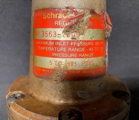 Schrader-Bellows 3563-2000 Regulator - Image 2