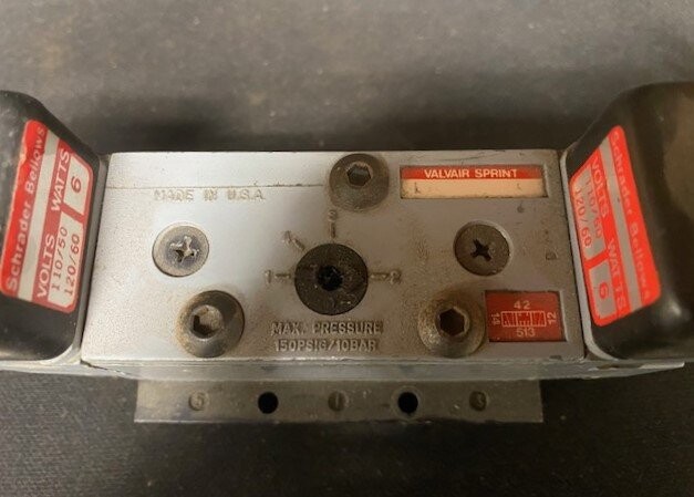 Schrader-Bellows Unknown Model Valvair Sprint Pneumatic Solenoid Valve - Image 2