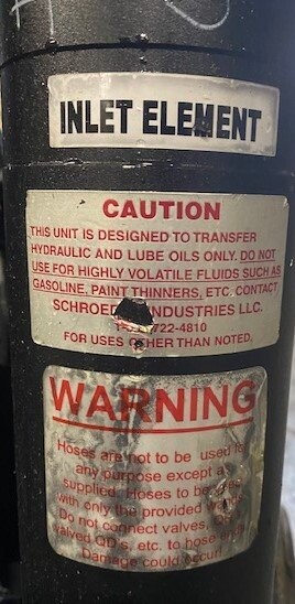 Schroeder Industries MFD118Z10Z05B14G2285 Mobile Hydraulic/Lube Oil Filter Cart - Image 3