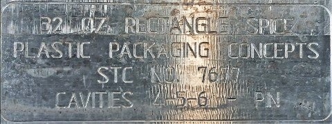 Schulze Tool Company 7677 32 oz Rectangle Spice Blow Mold - Image 2