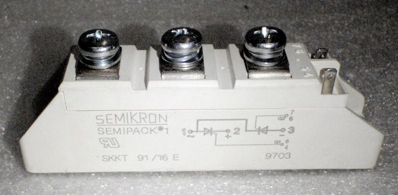 Semikron SKKT 91/16E Thyristor Module