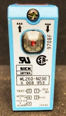 Sick WL260-N230 Optex Photoelectronic Sensor - Image 3