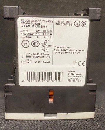 Siemens 3RH1122-2AK60 Contactor - Image 2