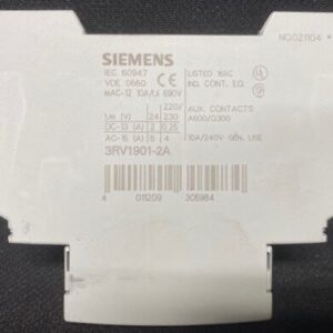 Siemens 3RV1901-2A Auxiliary Contact