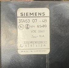 Siemens 3TA63 07-4B Contactor - Image 4