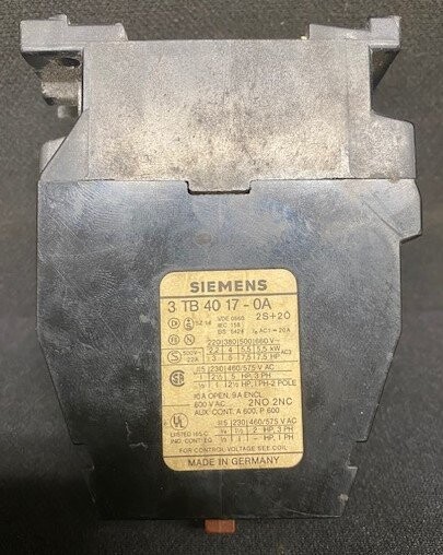 Siemens 3TB4017-0A Contactor - Image 2