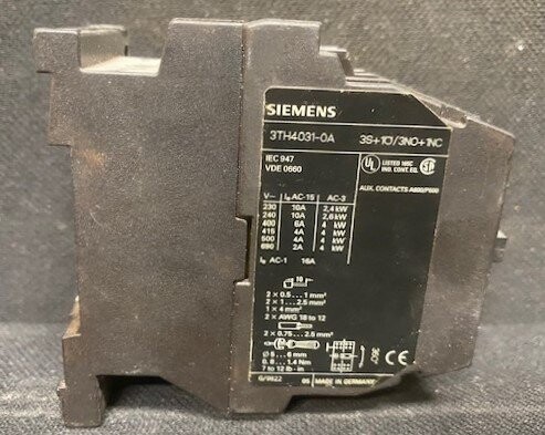 Siemens 3TH4031-0A Contactor - Image 2