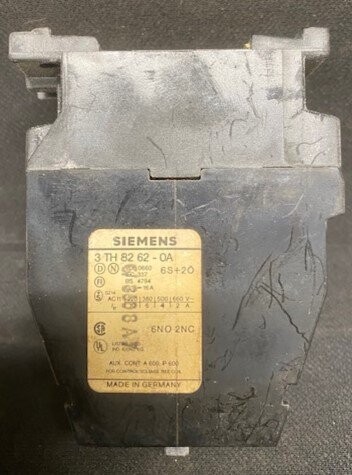 Siemens 3TH82 62-0A Contactor - Image 2