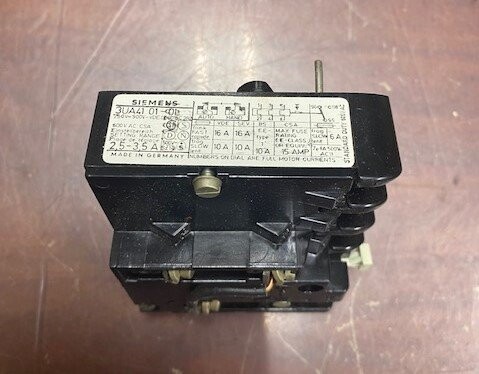 Siemens 3UA41 01-0L Overload Relay - Image 2