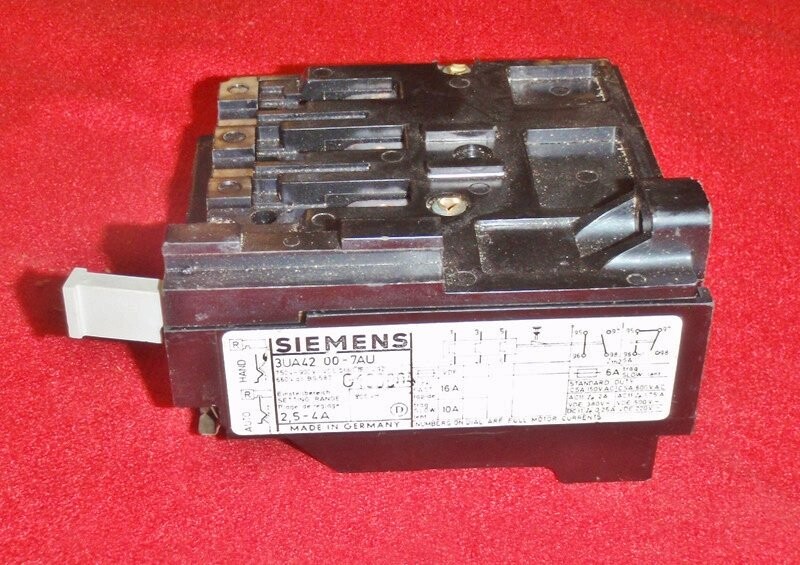 Siemens 3UA42 00-7AU Overload Relay