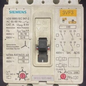 Siemens 3VF3111-5EQ71-0AA0 Circuit Breaker