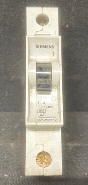 Siemens 5SX21 C4 1-Pole Circuit Breaker