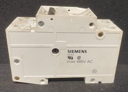 Siemens 5SX22 C10 2-Pole Circuit Breaker - Image 2