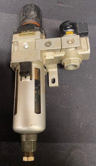 SMC NAW3000 Air Filter/Regulator and SMC NVHS3000 Shut Off Valve Assembly