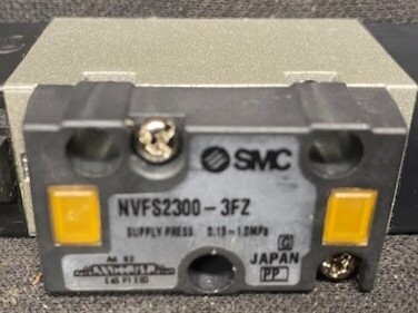 SMC NVFS2300-3FZ 3-Position 5-Port Solenoid Valve - Image 2