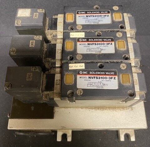 SMC NVFS3100-3FZ Solenoid Valve Assembly - Image 3