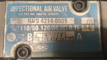 SMC NVS4214-0009D Pneumatic Valve - Image 2