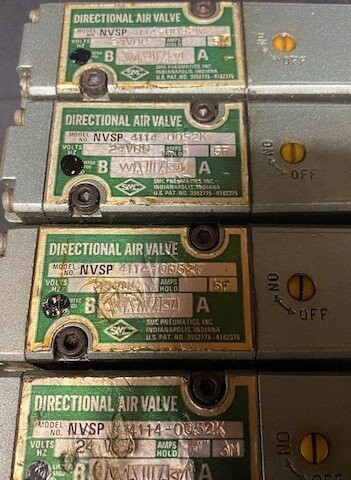SMC NVSP4114-0052K 4 Pneumatic Valve Assembly - Image 2