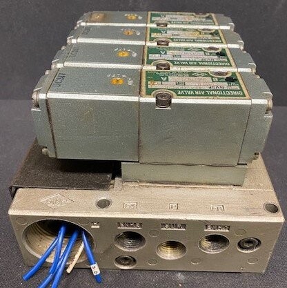 SMC NVSP4114-0052K 4 Pneumatic Valve Assembly - Image 4