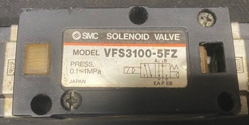 SMC VFS3100-5FZ Solenoid Air Control Valve - Image 2