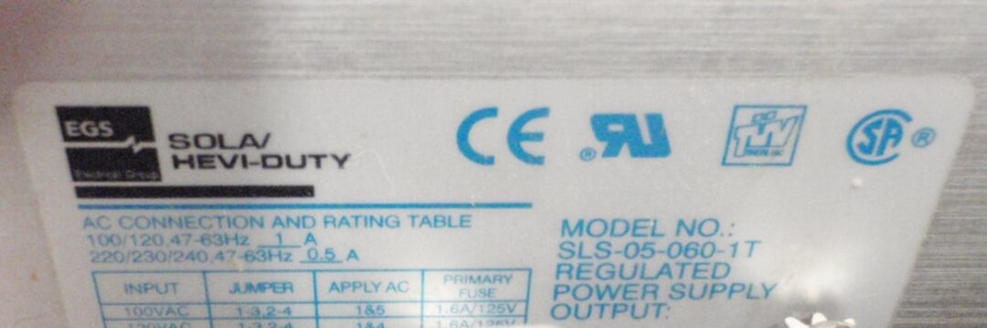 Emerson M-SLS-05-060-1T SolaHD Power Supply - Image 3